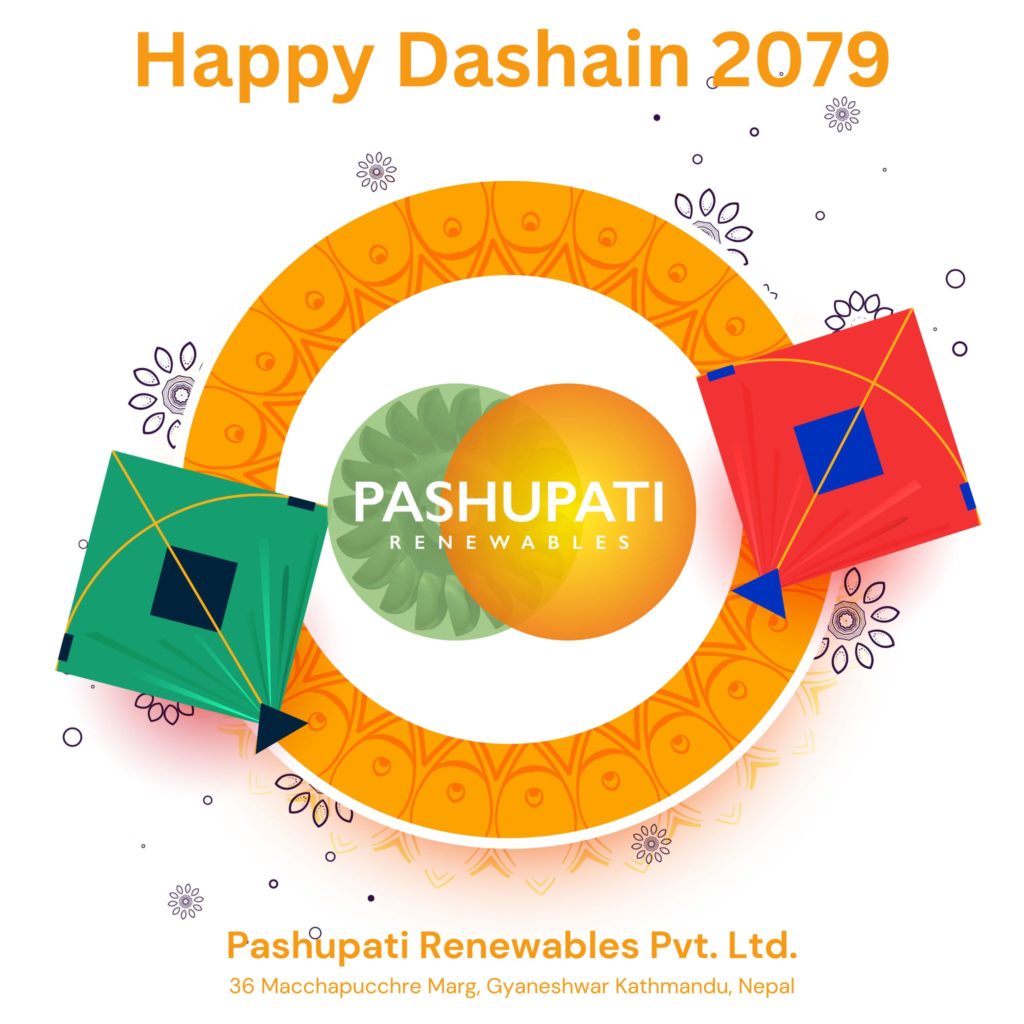 PRPL wishes all a Happy Dashain! Pashupati Renewables